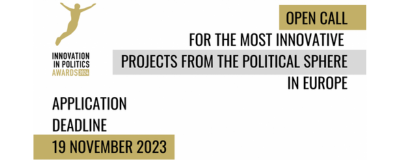Obertura de candidatures premi Innovation in Politics 2024