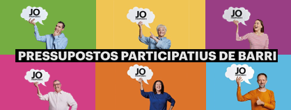 Imagen para los medios: Pressupostos participatius de proximitat